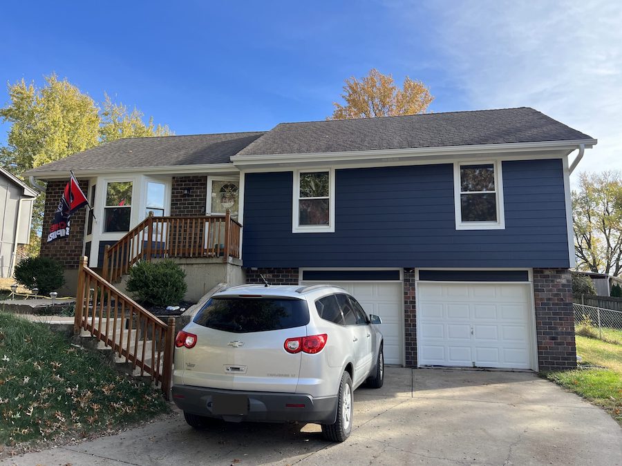 New siding on Platte City home